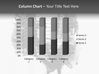 Black And White Glasses Paper PowerPoint Template