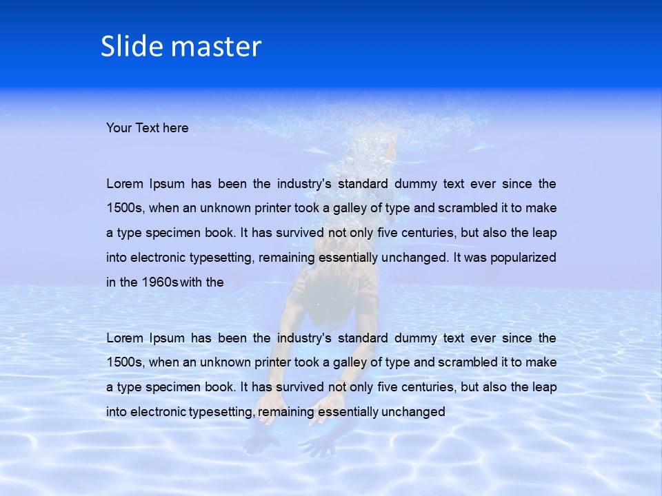 Exercise Beach People PowerPoint Template