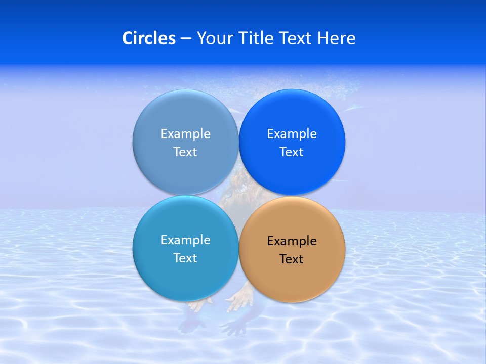 Exercise Beach People PowerPoint Template