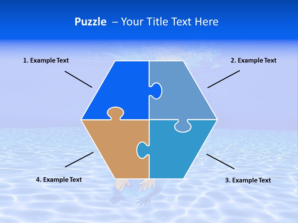 Exercise Beach People PowerPoint Template