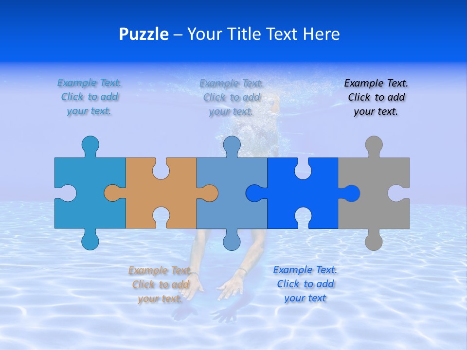 Exercise Beach People PowerPoint Template