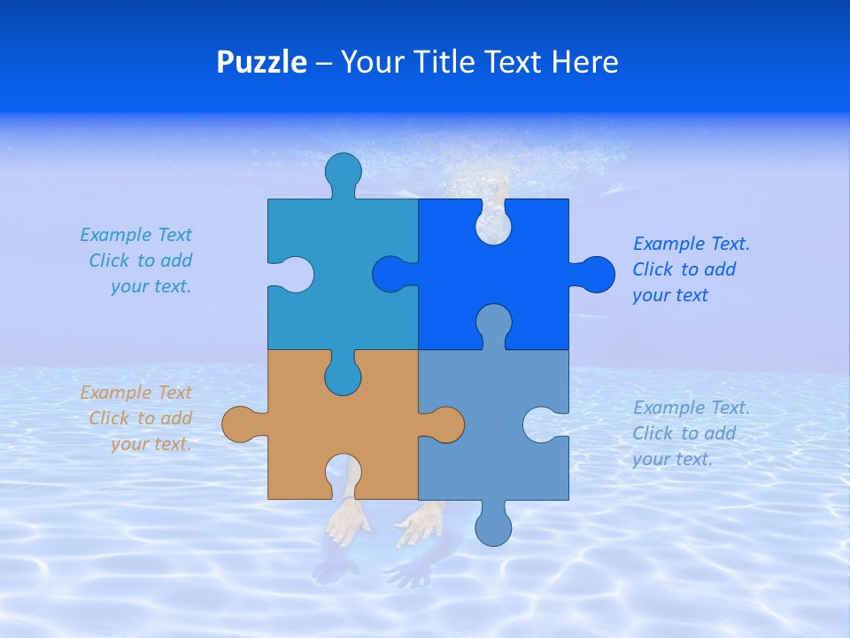 Exercise Beach People PowerPoint Template