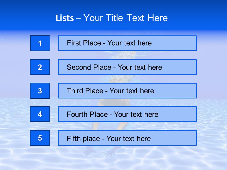 Exercise Beach People PowerPoint Template