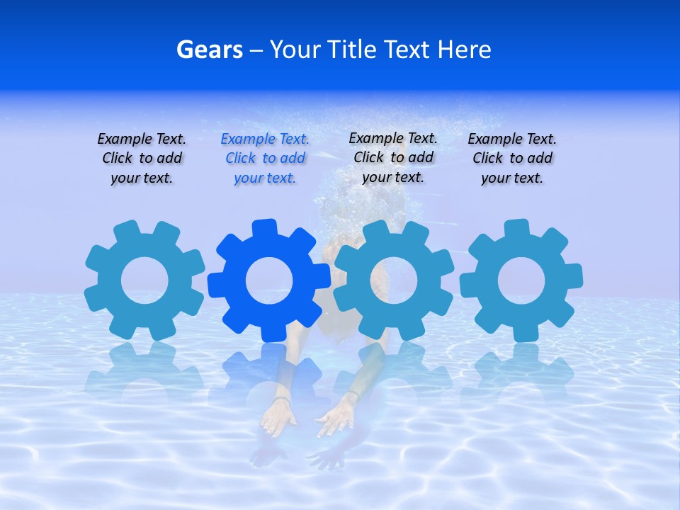 Exercise Beach People PowerPoint Template