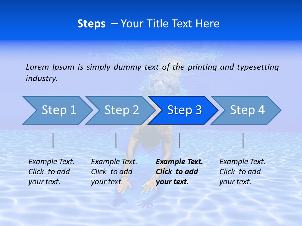 Exercise Beach People PowerPoint Template