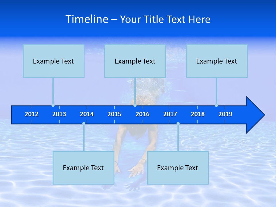 Exercise Beach People PowerPoint Template
