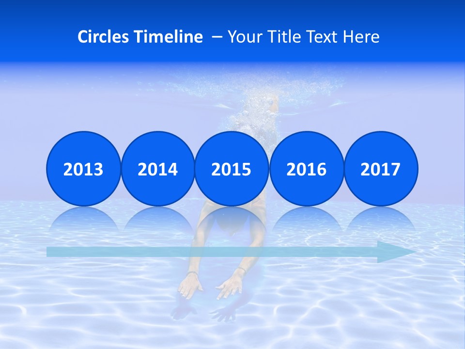 Exercise Beach People PowerPoint Template