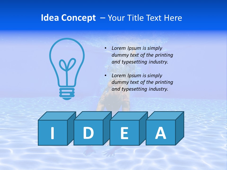 Exercise Beach People PowerPoint Template