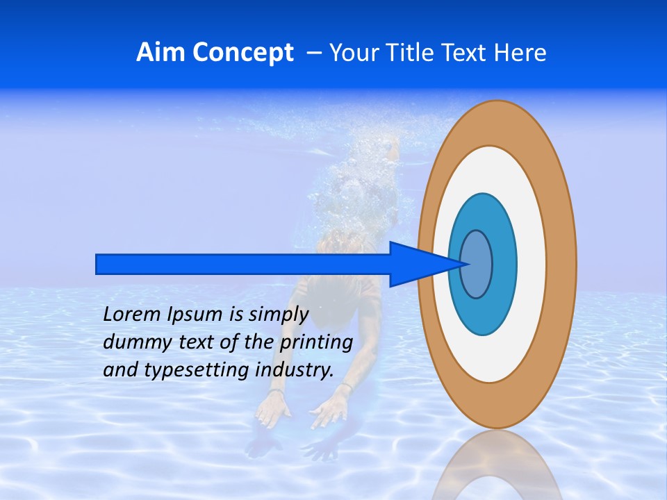 Exercise Beach People PowerPoint Template