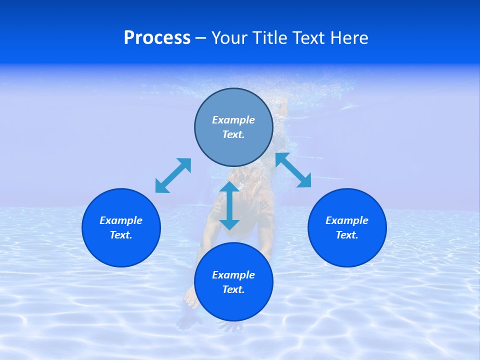 Exercise Beach People PowerPoint Template