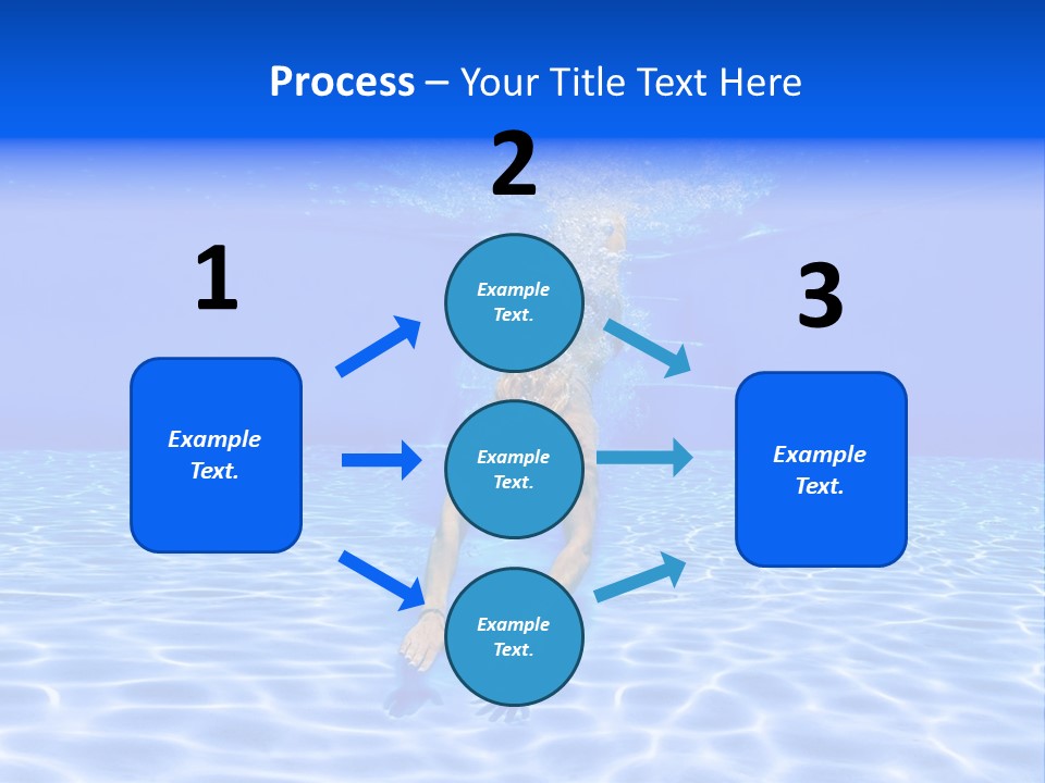 Exercise Beach People PowerPoint Template