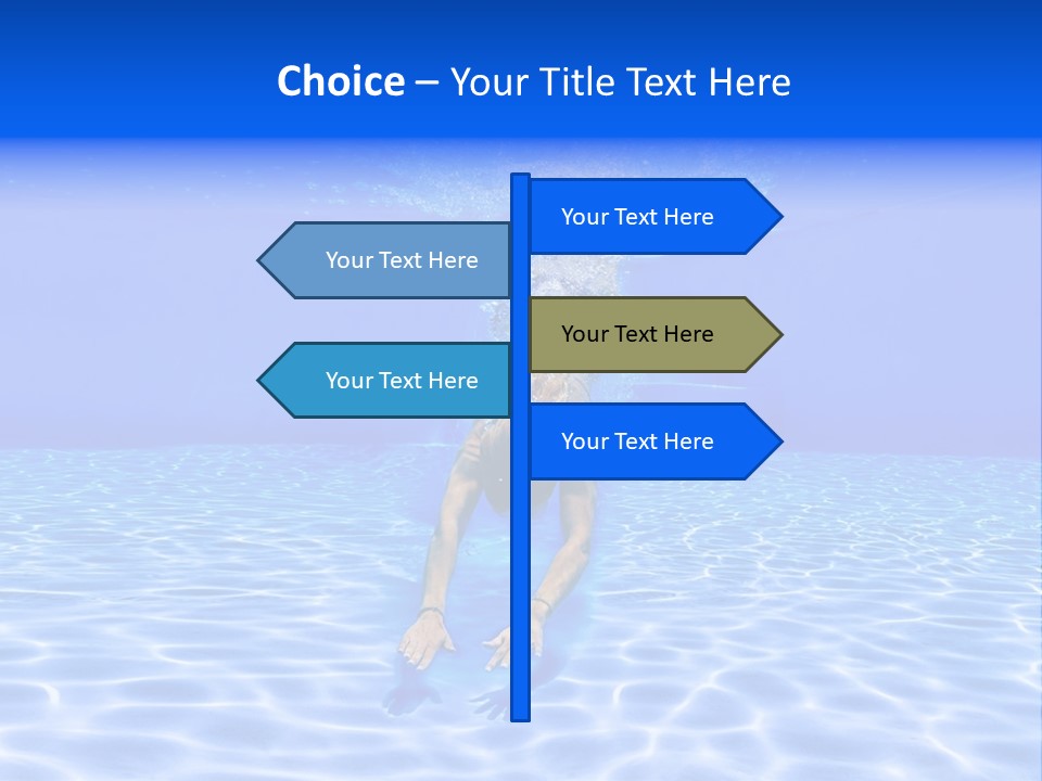 Exercise Beach People PowerPoint Template