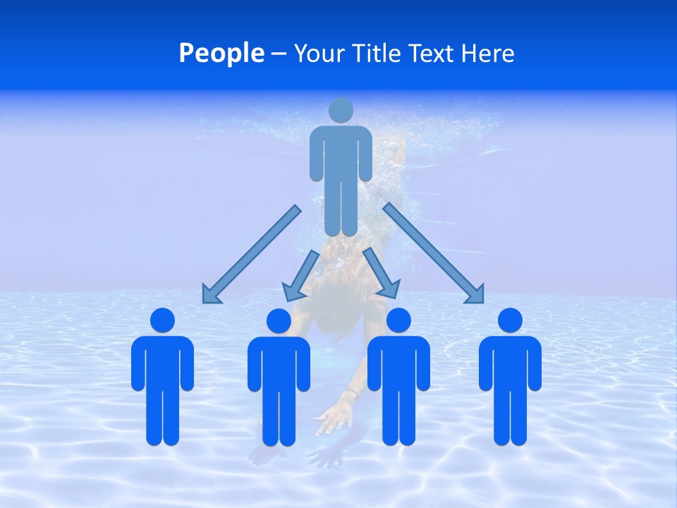 Exercise Beach People PowerPoint Template