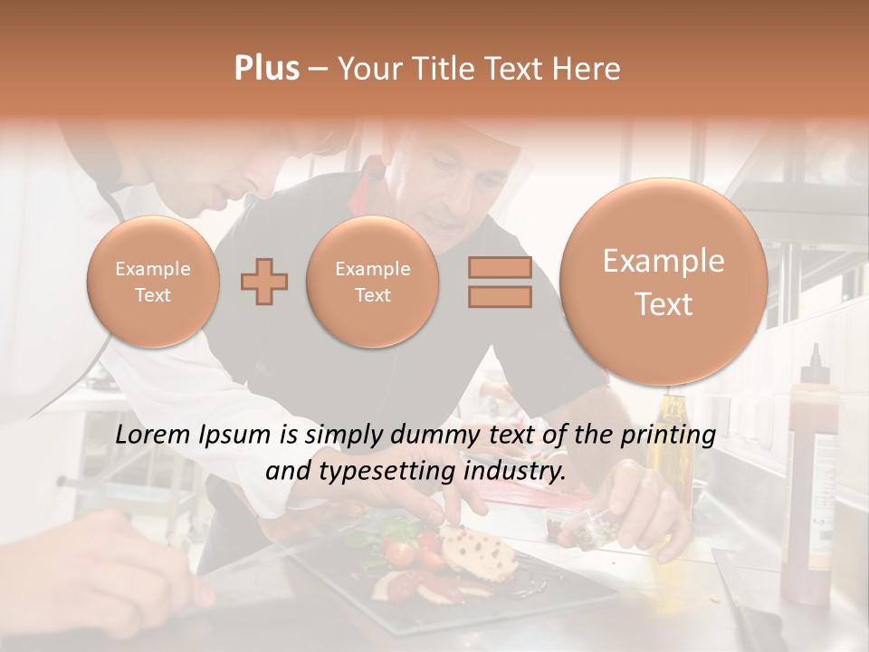 Working Kitchen Gastronomy PowerPoint Template