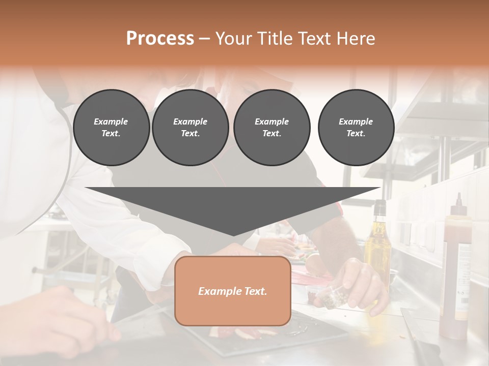 Working Kitchen Gastronomy PowerPoint Template