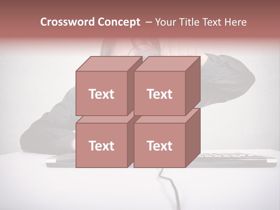 Job Magnifier Obsessive PowerPoint Template