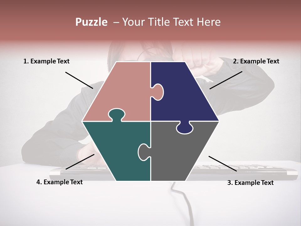 Job Magnifier Obsessive PowerPoint Template