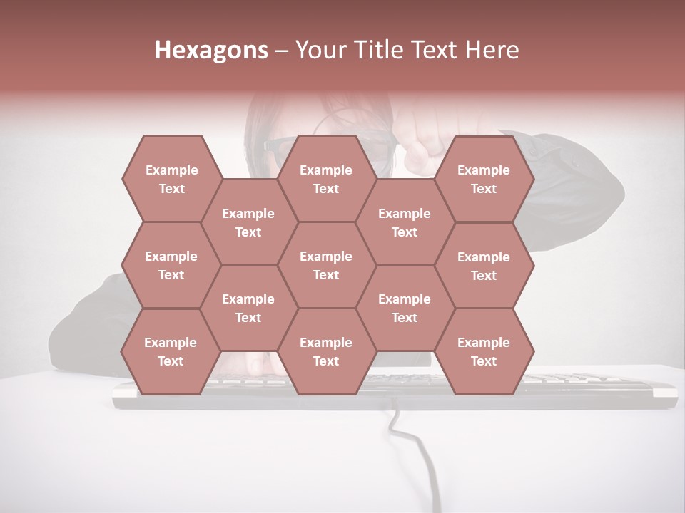 Job Magnifier Obsessive PowerPoint Template