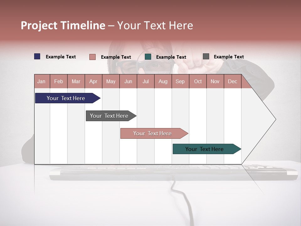 Job Magnifier Obsessive PowerPoint Template