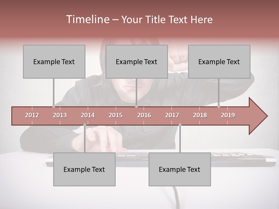Job Magnifier Obsessive PowerPoint Template
