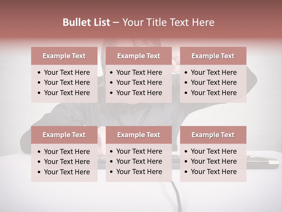 Job Magnifier Obsessive PowerPoint Template