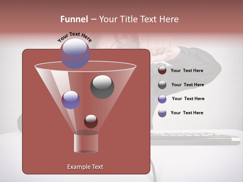 Job Magnifier Obsessive PowerPoint Template
