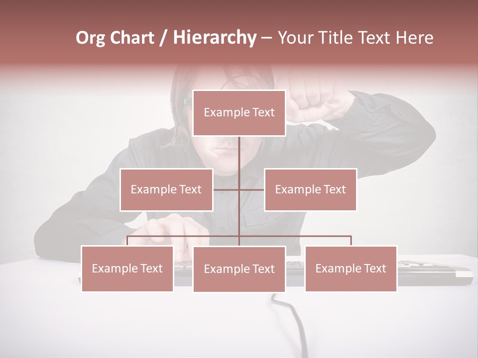 Job Magnifier Obsessive PowerPoint Template
