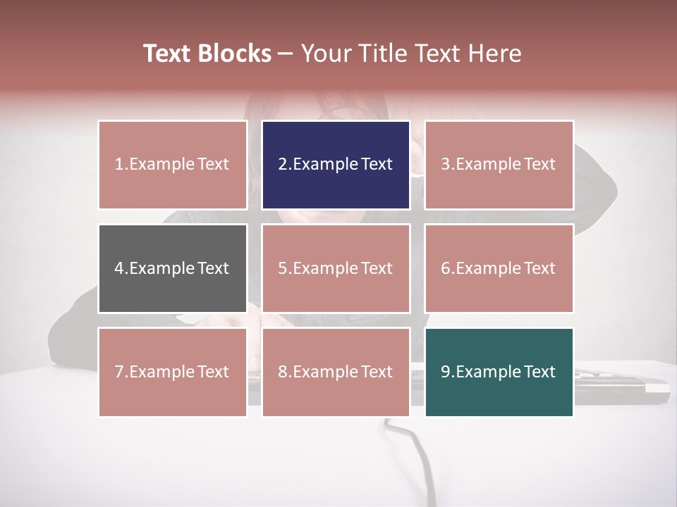 Job Magnifier Obsessive PowerPoint Template