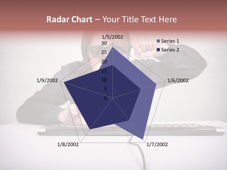 Job Magnifier Obsessive PowerPoint Template