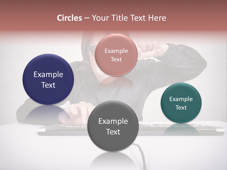 Job Magnifier Obsessive PowerPoint Template