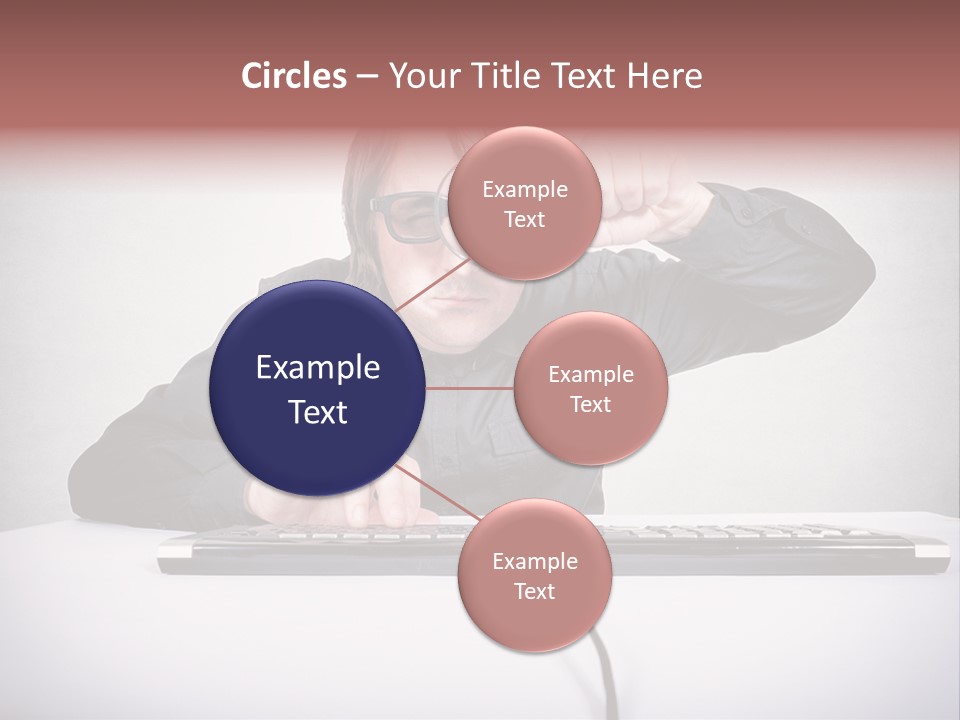 Job Magnifier Obsessive PowerPoint Template