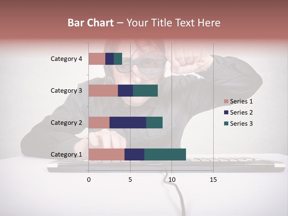 Job Magnifier Obsessive PowerPoint Template