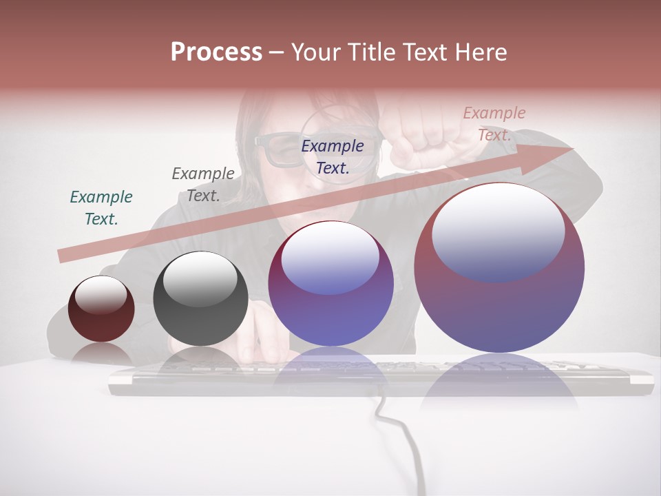 Job Magnifier Obsessive PowerPoint Template