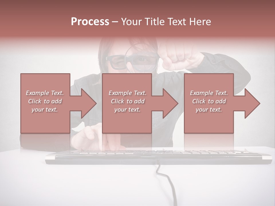 Job Magnifier Obsessive PowerPoint Template
