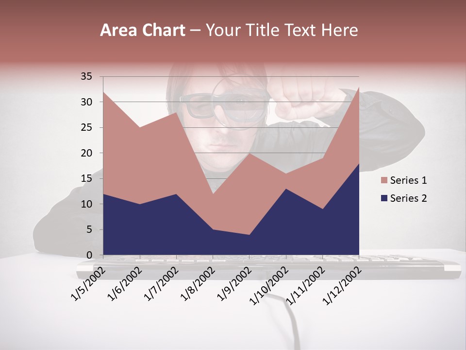 Job Magnifier Obsessive PowerPoint Template