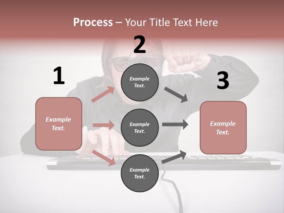 Job Magnifier Obsessive PowerPoint Template