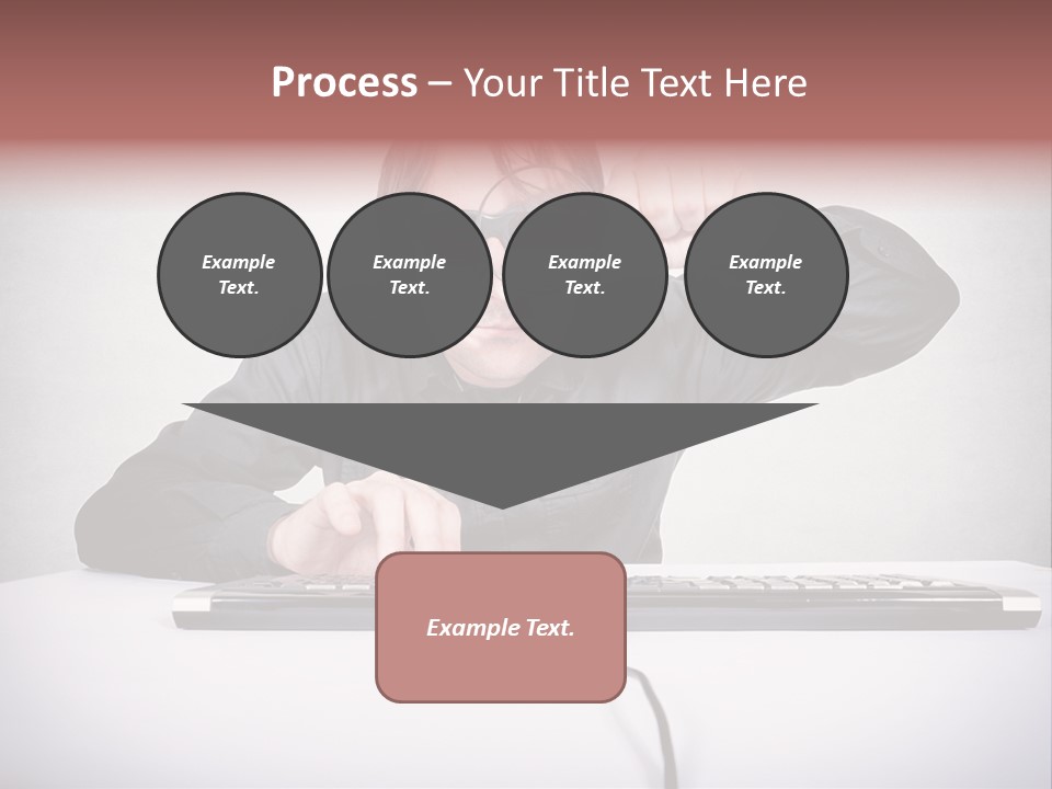 Job Magnifier Obsessive PowerPoint Template