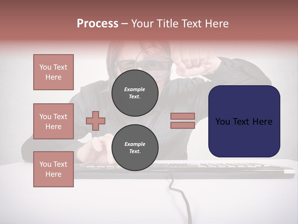 Job Magnifier Obsessive PowerPoint Template