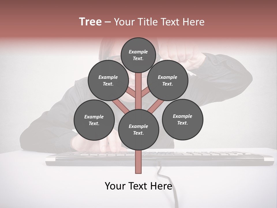 Job Magnifier Obsessive PowerPoint Template