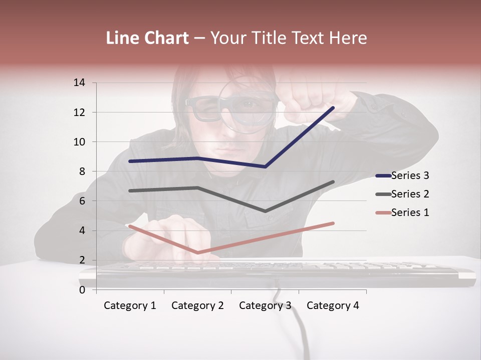Job Magnifier Obsessive PowerPoint Template