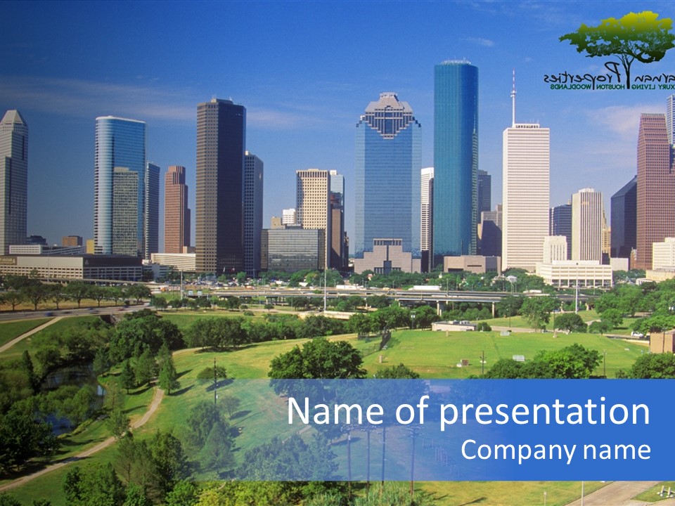 Austin Buildings Recreation PowerPoint Template