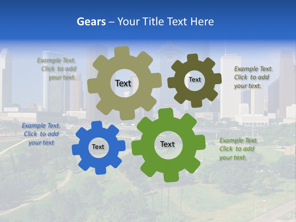 Austin Buildings Recreation PowerPoint Template