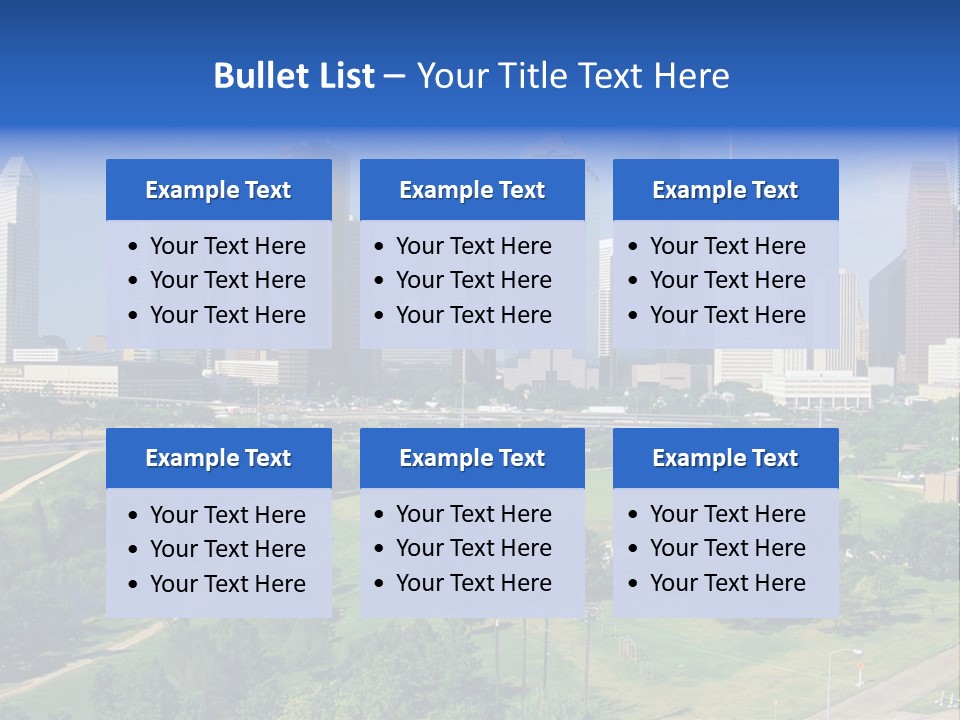 Austin Buildings Recreation PowerPoint Template