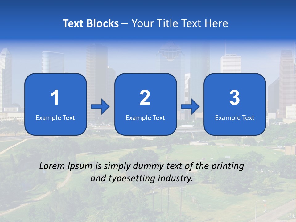 Austin Buildings Recreation PowerPoint Template