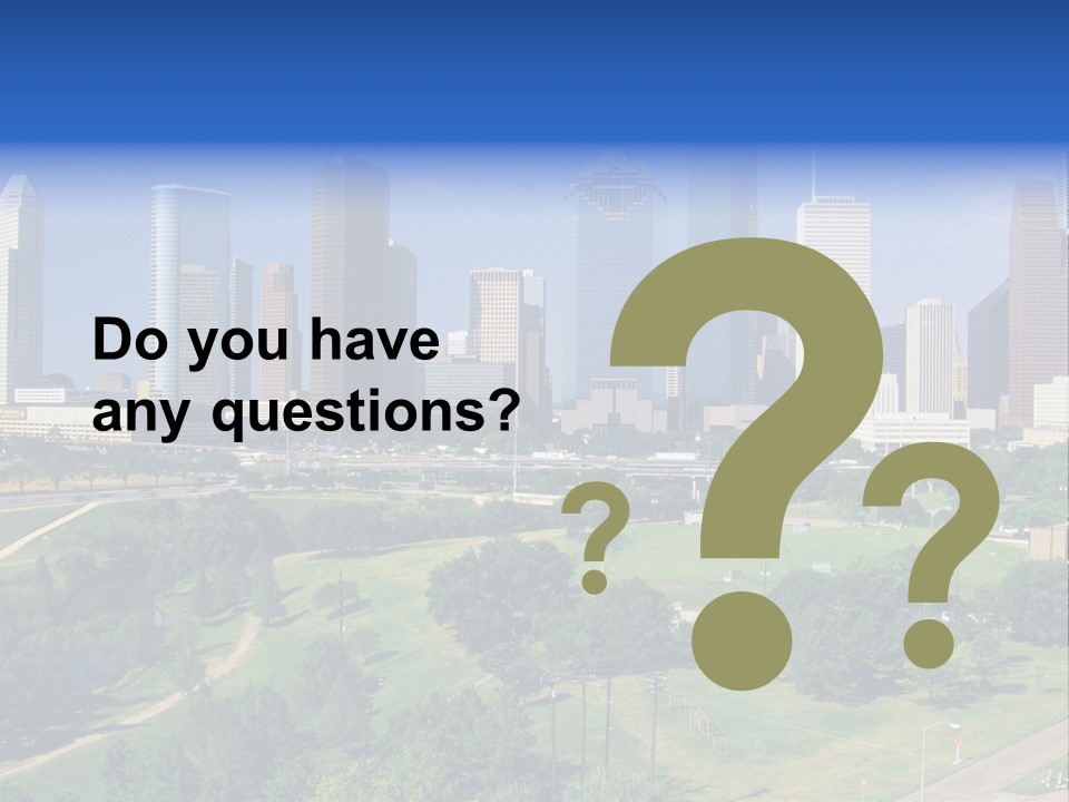 Austin Buildings Recreation PowerPoint Template