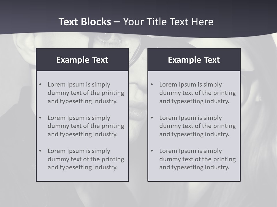 Wear Black Brother PowerPoint Template