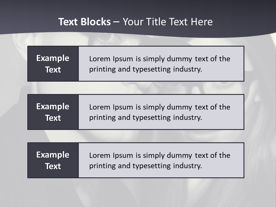 Wear Black Brother PowerPoint Template