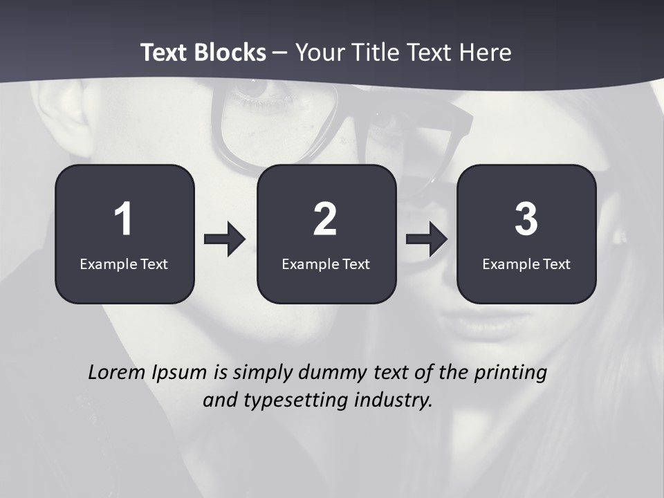 Wear Black Brother PowerPoint Template