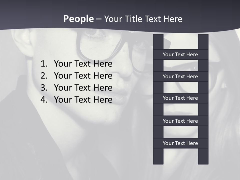 Wear Black Brother PowerPoint Template