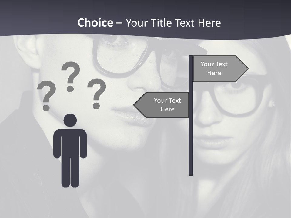 Wear Black Brother PowerPoint Template